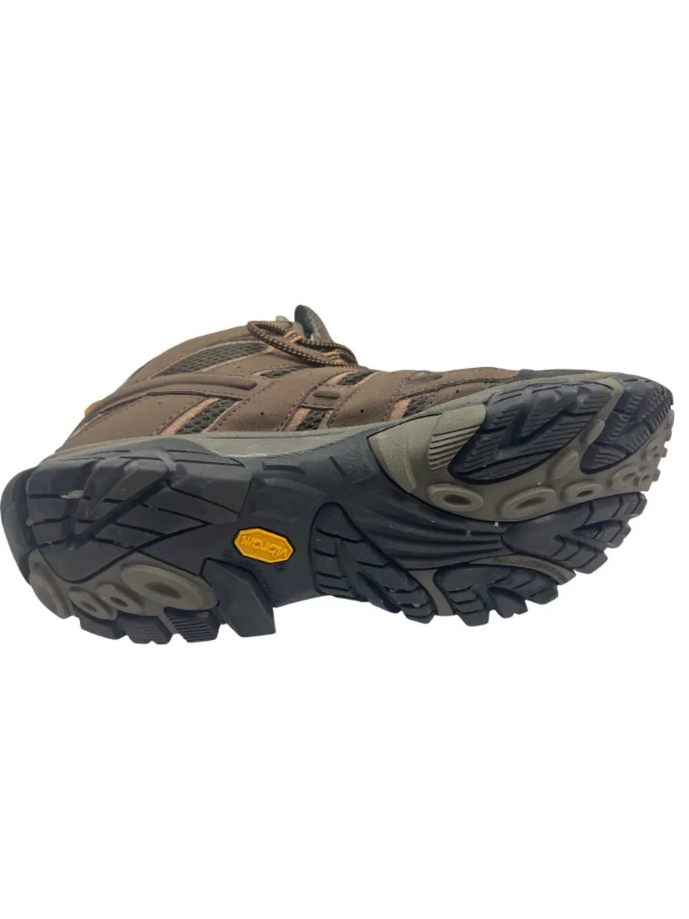 Merrell Mens Gore-Tex Hiking Boots Brown 11.5 US Vibram Sole Durable Outdoor Gea